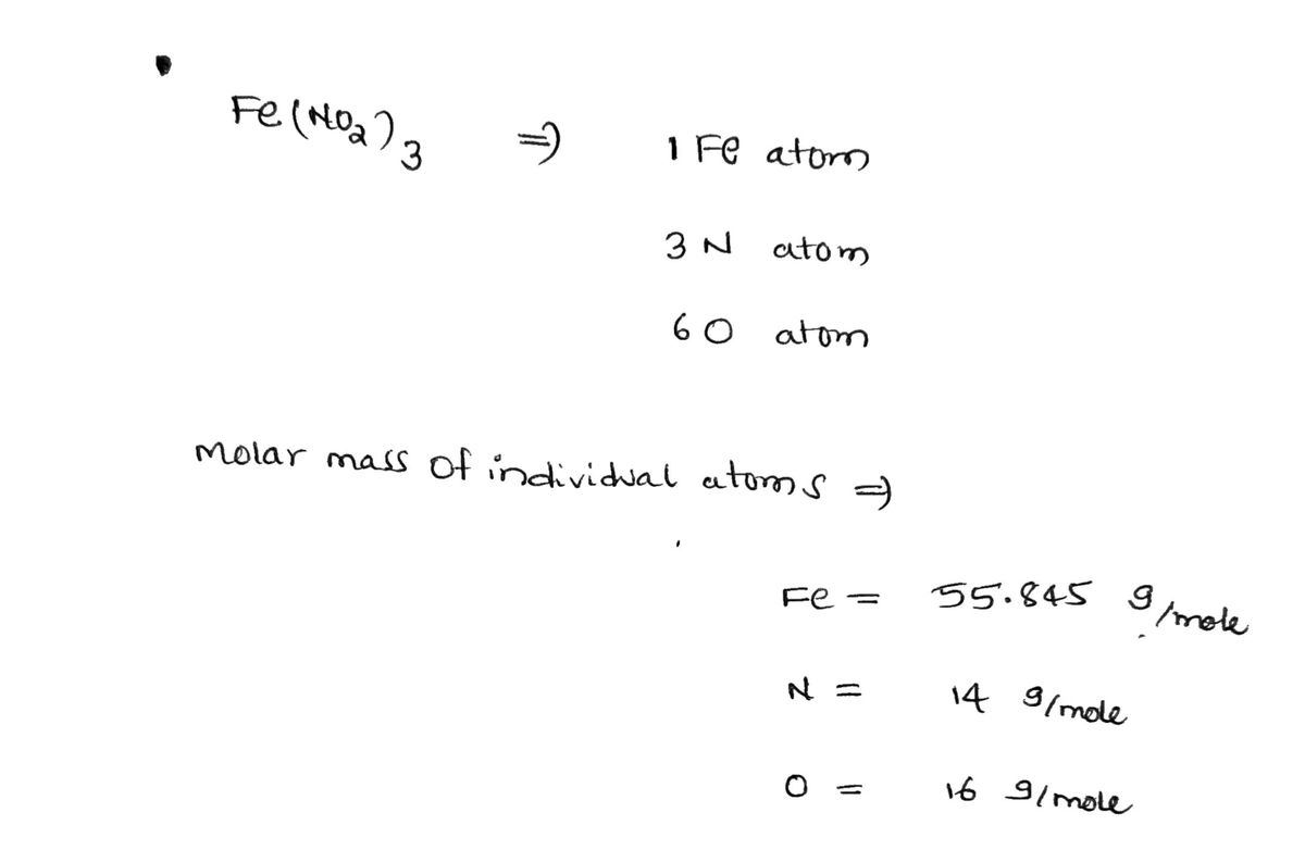 Chemistry homework question answer, step 1, image 1